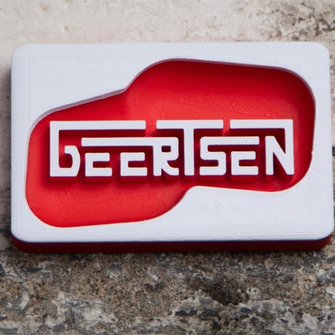 red with white deck -  